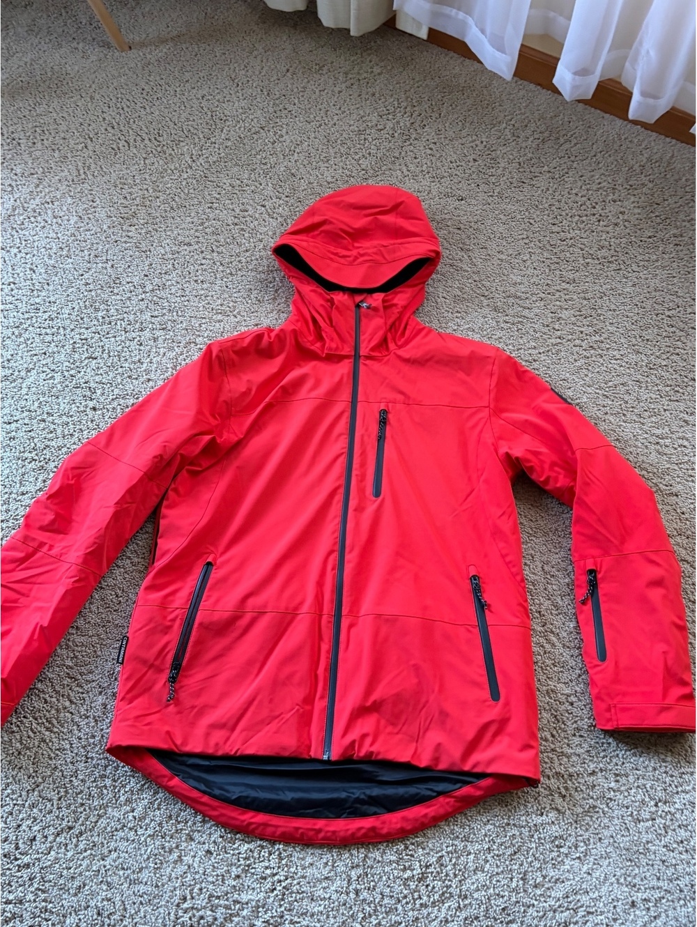 Cintamani Iceland Red Waterproof Ski Jacket Men's Large Insulated Winter Coat